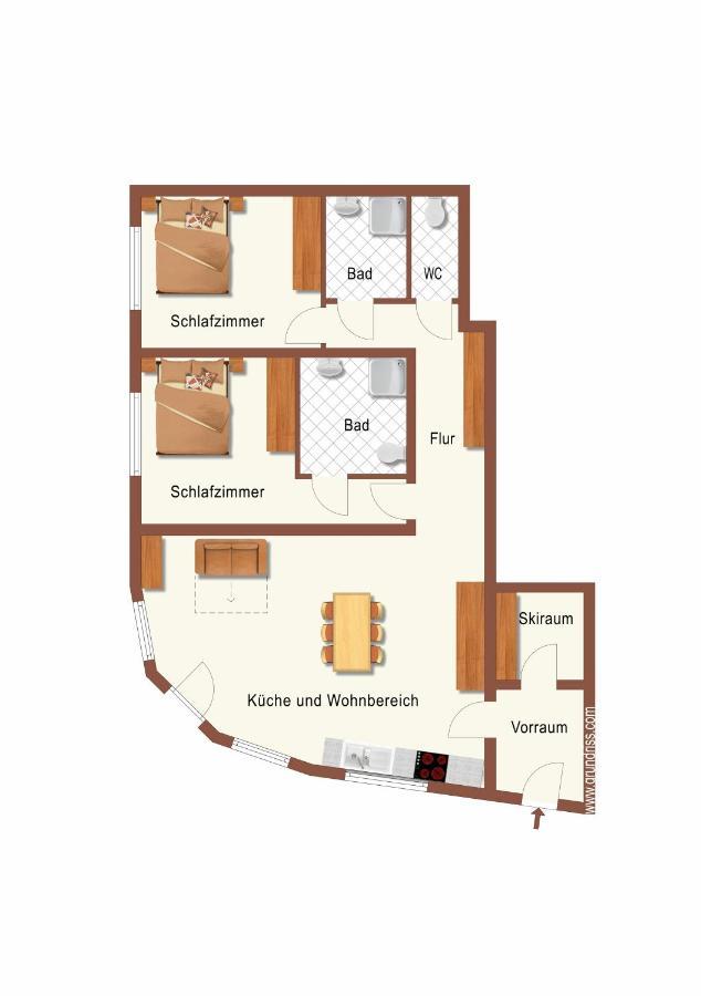 Haus Woehrer / Appartement Fischbacher Schladming Exteriör bild